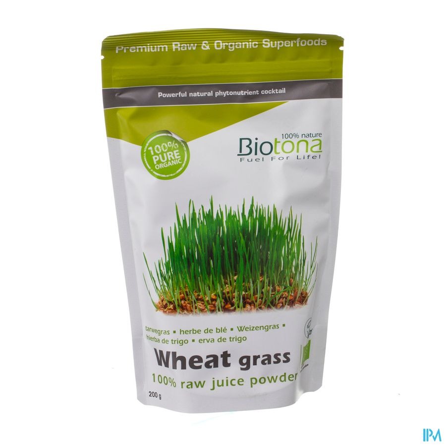 Biotona Wheat Grass Raw Juice Powder 200g