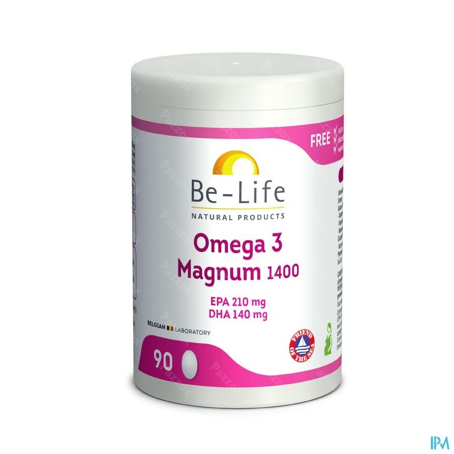 Be-Life Omega 3 Magnum 1400 90 Capsules