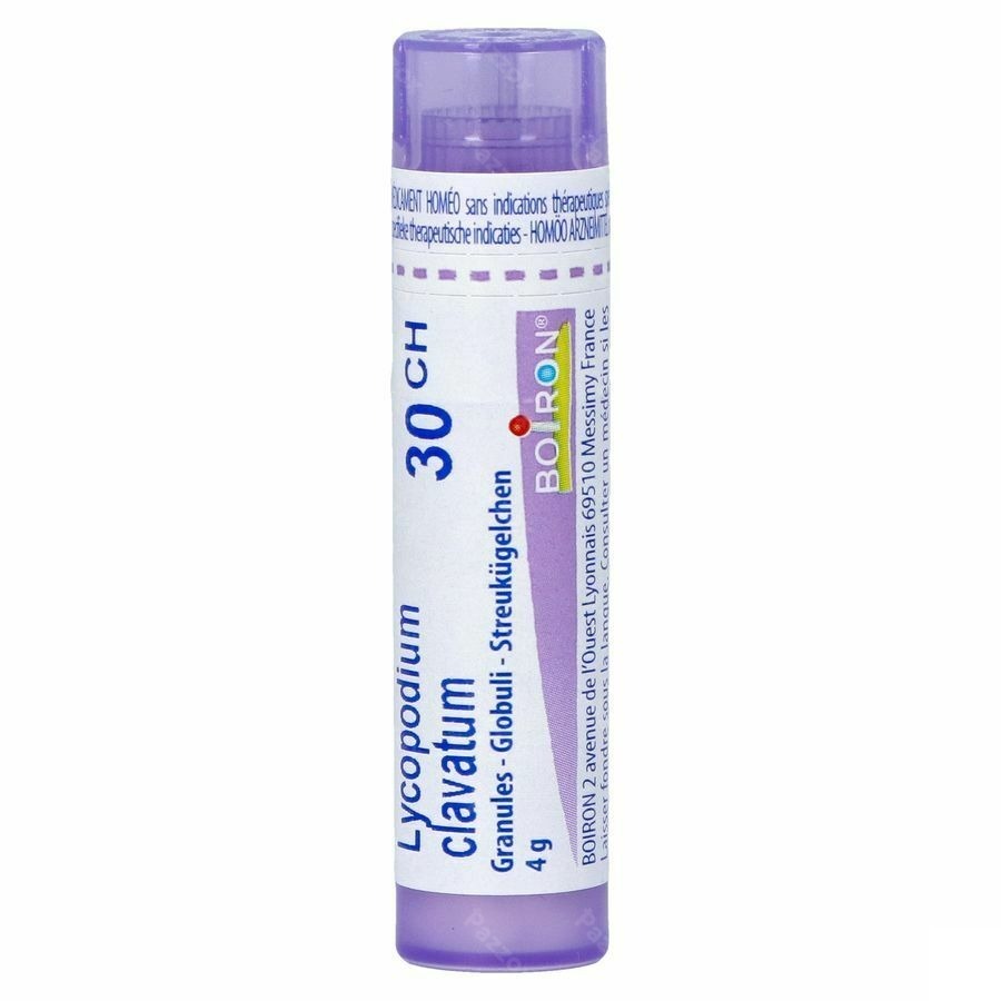 Boiron Lycopodium Clavatum 30CH Granulen 4g