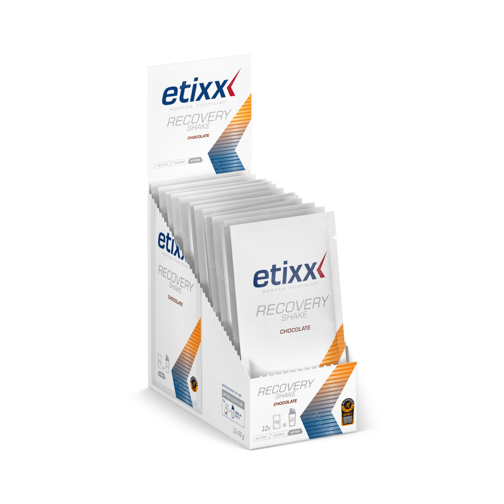Etixx Recovery Shake Chocolate 12x50g