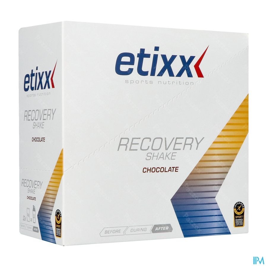 Etixx Recovery Shake Chocolate 12x50g