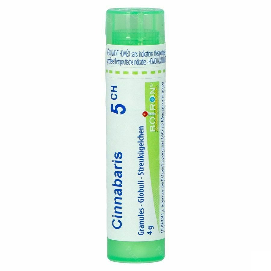 Boiron Cinnabaris 5CH Granules 4g