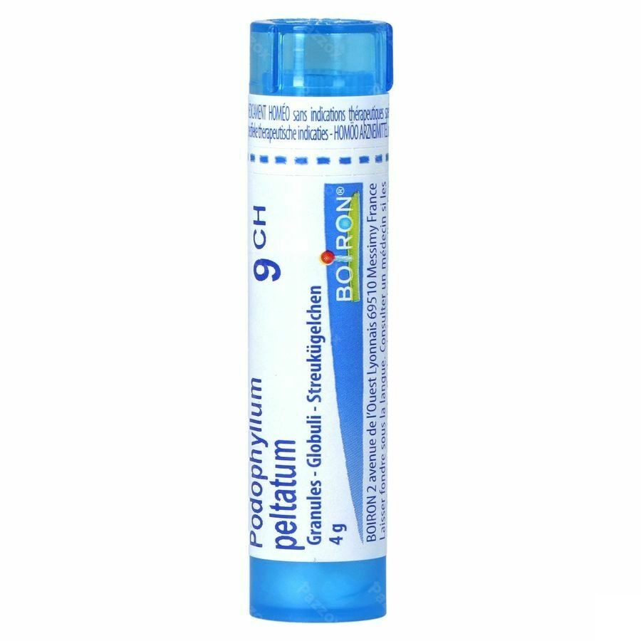 Boiron Podophyllum Peltatum 9CH Granules 4g