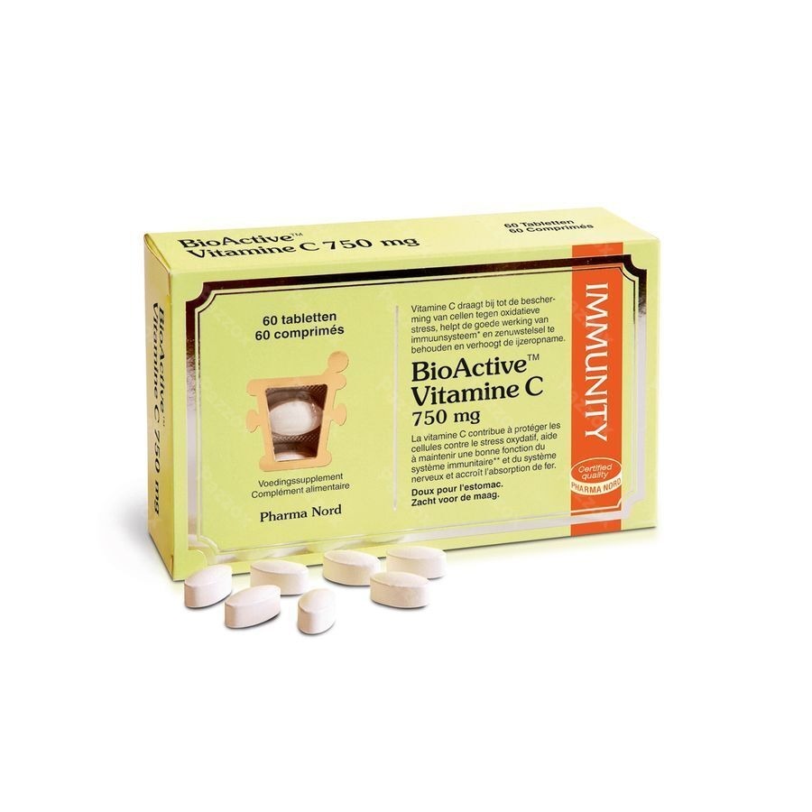 BioActive Vitamine C 750mg 60 Tabletten