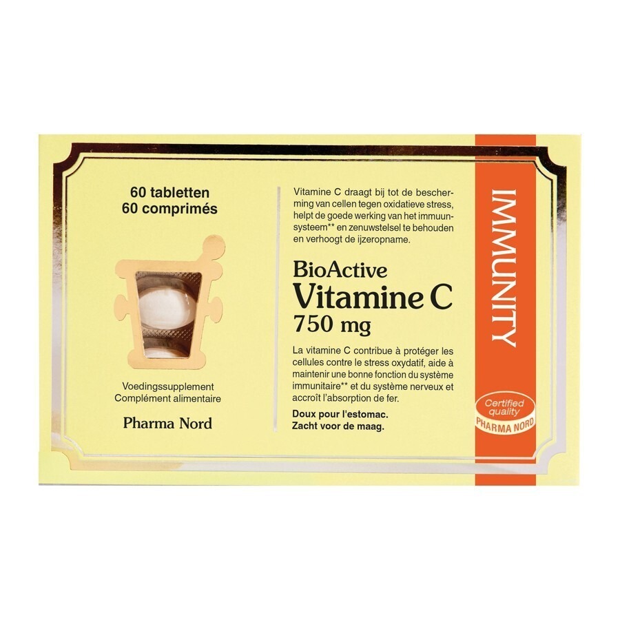 BioActive Vitamine C 750mg 60 Tabletten