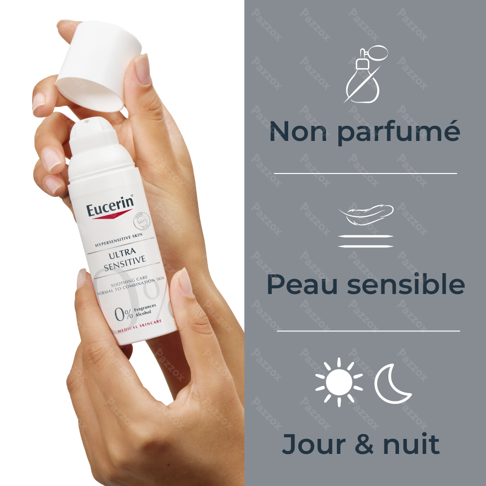 Eucerin UltraSensible Soin Apaissant Peau Normale à Mixte Peau 50ml