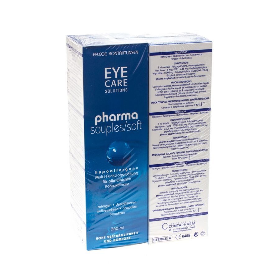Eye Care Pharma Soft Duo Pack Opl Onderh. 2x360ml