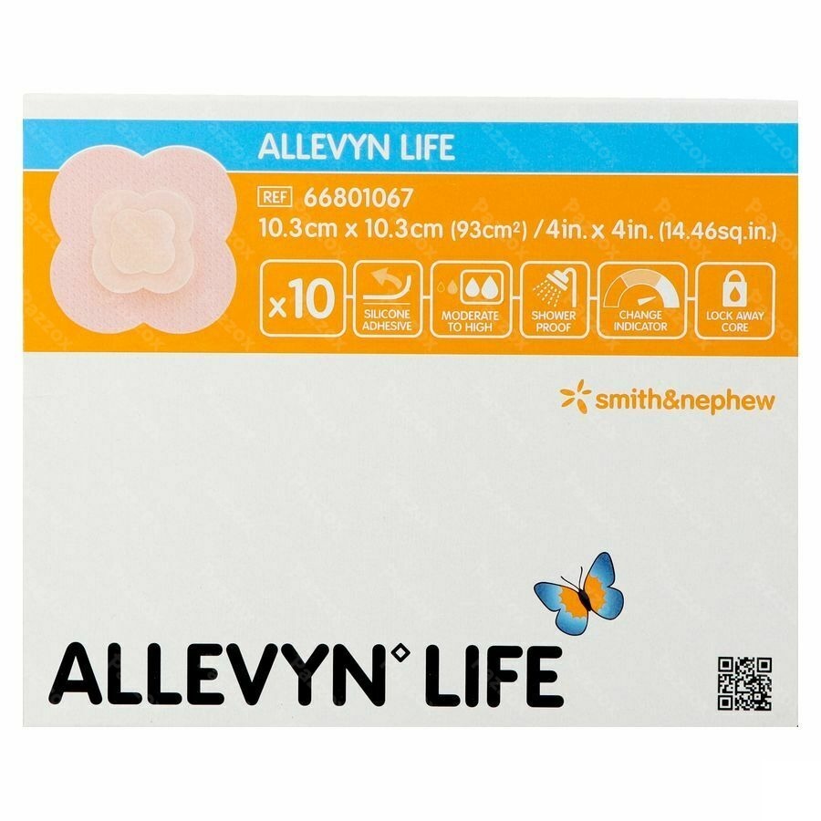 Allevyn Life Pans 10,3x10,3cm 10 66801067