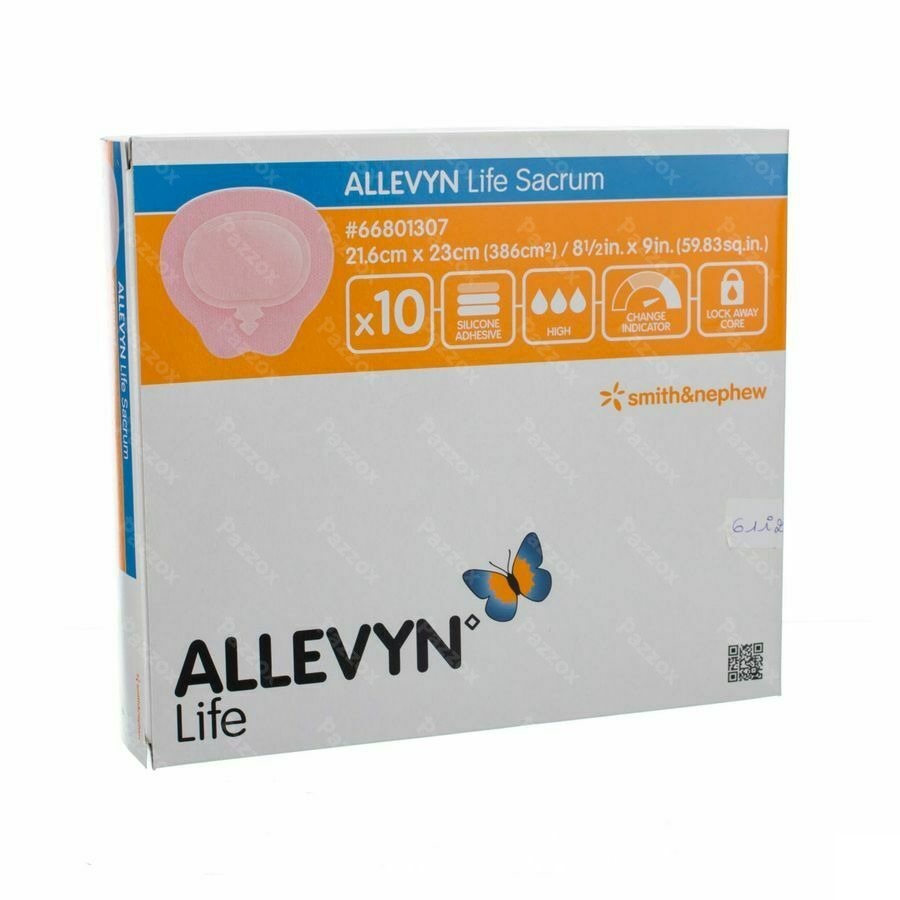 Allevyn Life Sacrum Pans 21,6x23,0cm 10 66801307
