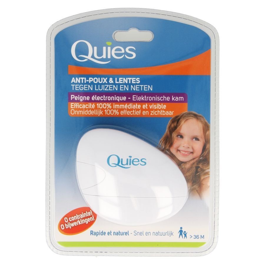 Quies Peigne Anti Poux Electronique