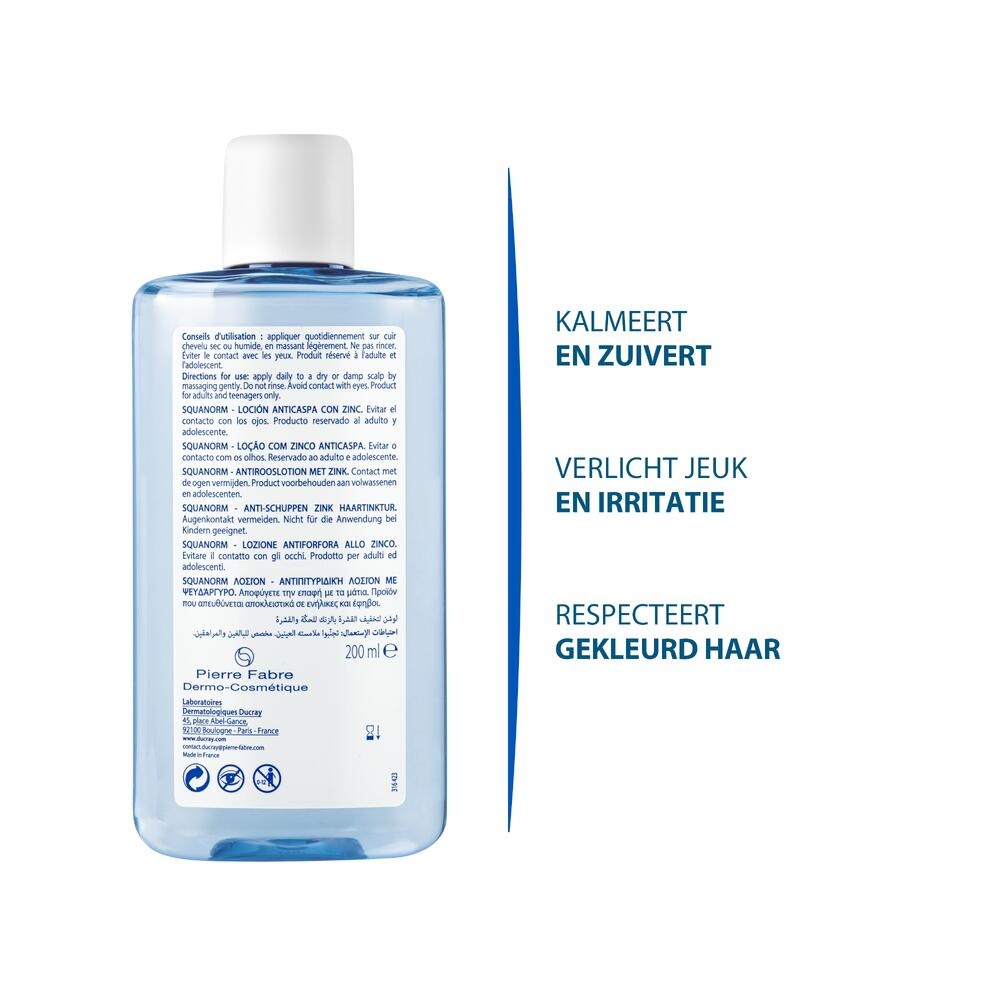 Ducray Squanorm Anti-Roos Lotion met Zink 200ml