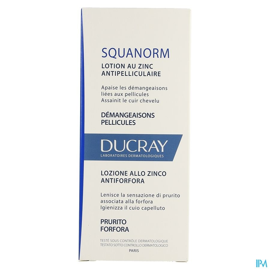 Ducray Squanorm Lotion A/pellicul. Zinc 200ml