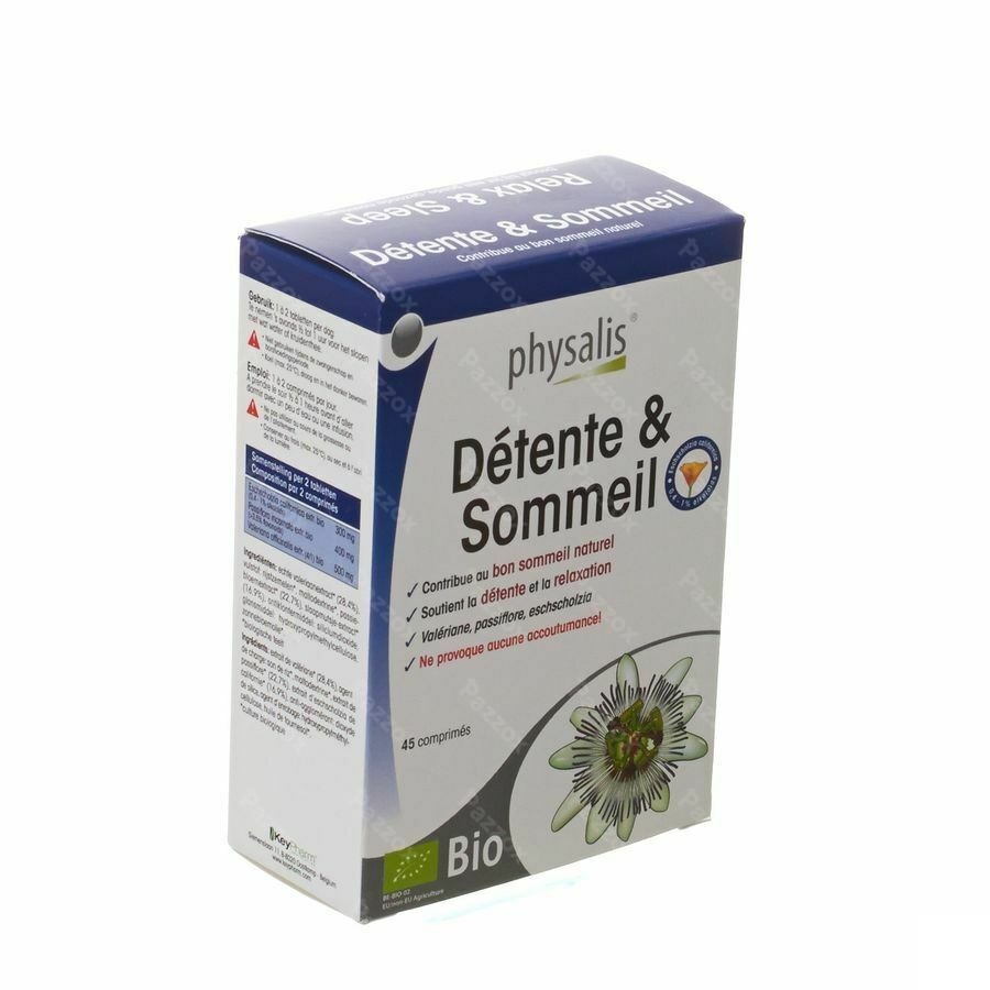 Physalis Relax & Sleep Bio New Tabl 45