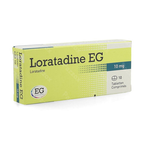 Loratadine EG 10mg 10 Comprimés