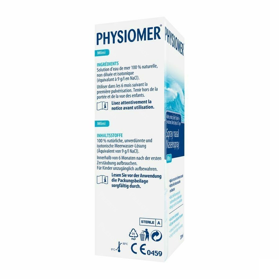 Physiomer Mini Spray 20ml New
