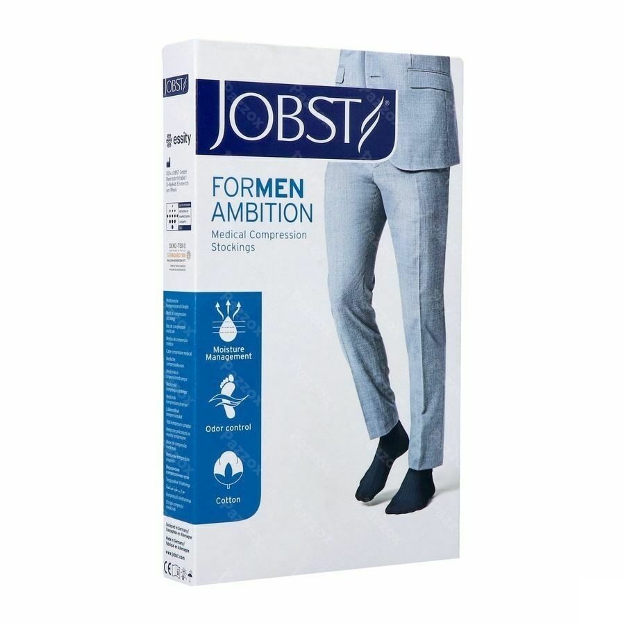 Jobst For Men Ambition Kl2 Ad Long Black Ii 1p