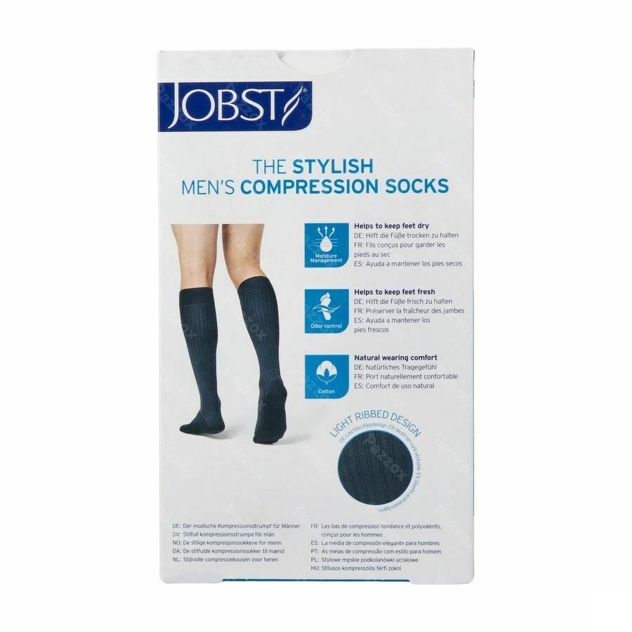 Jobst For Men Ambition Kl2 Ad Long Black Ii 1p