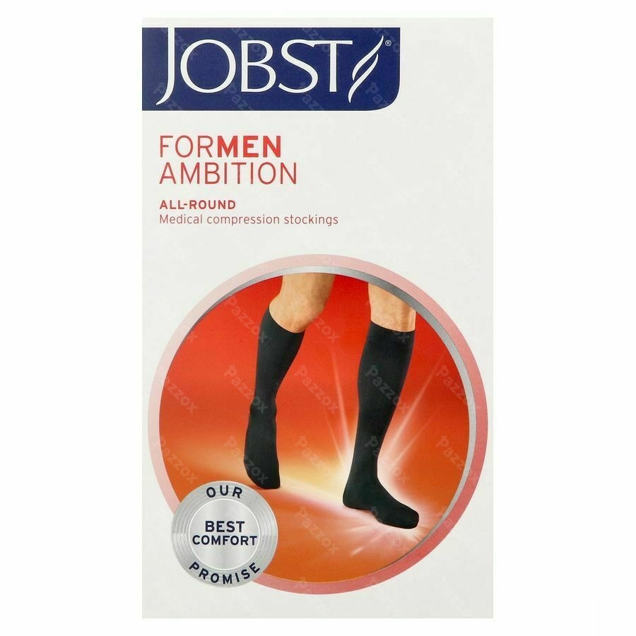 Jobst For Men Ambition Kl2 Ad Long Black Ii 1p
