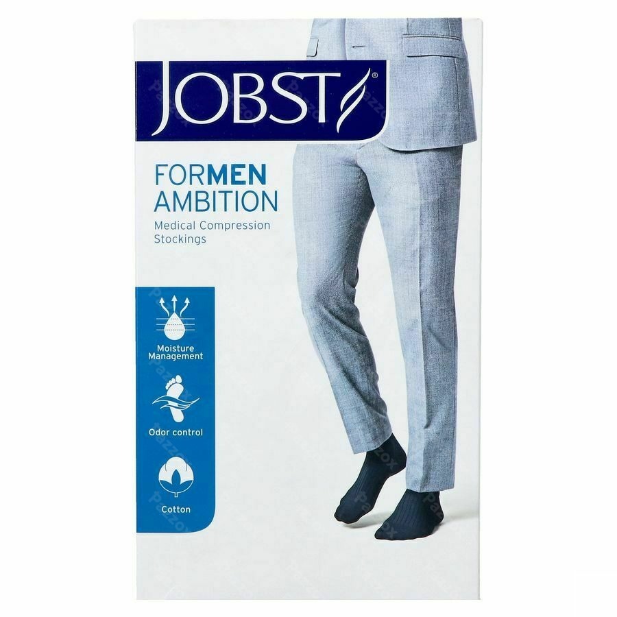 Jobst For Men Ambition Kl2 Ad Long Black Ii 1p