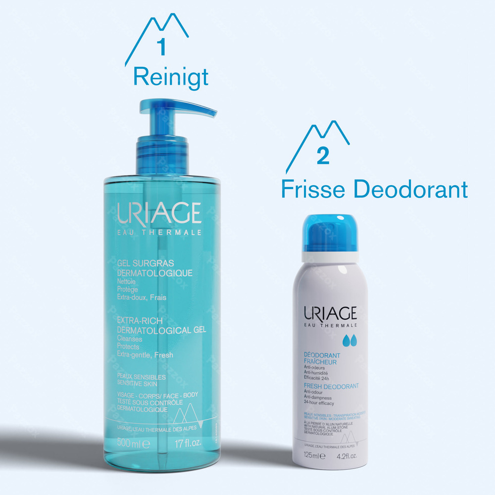 Uriage Deodorant Spray Gevoelige Huid 125ml