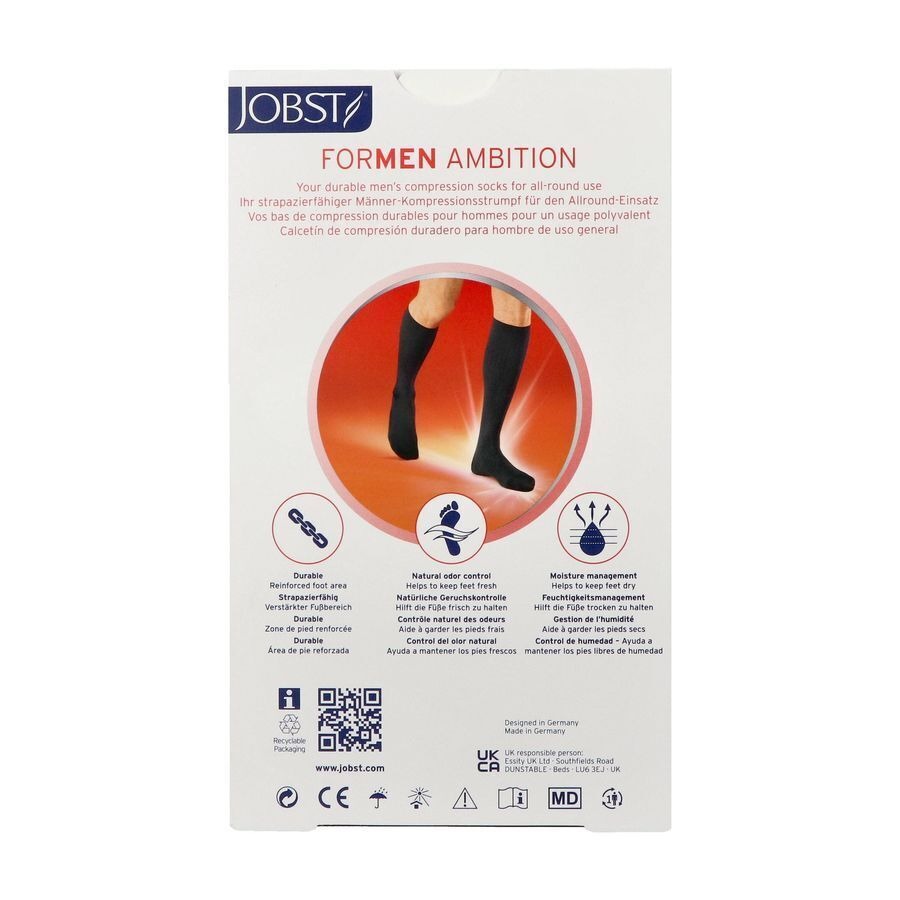 Jobst For Men Ambition Cl2 Ad Regular Navy V 1p
