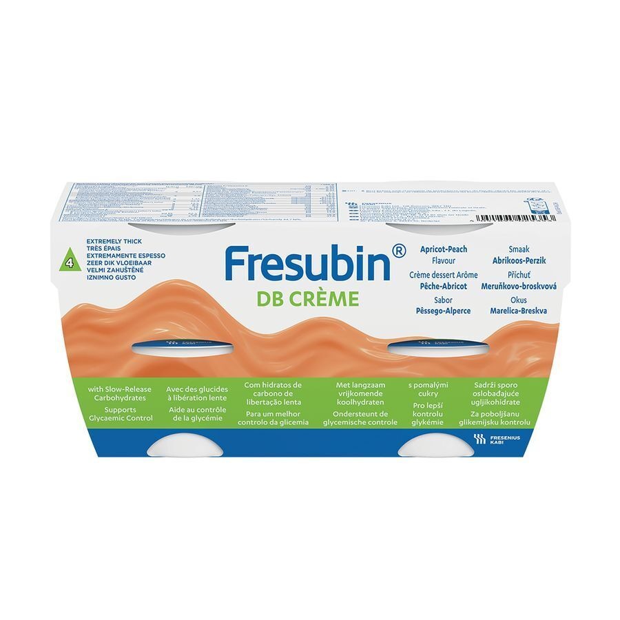Fresubin Db Creme Abricot-peche Pot 4x125g