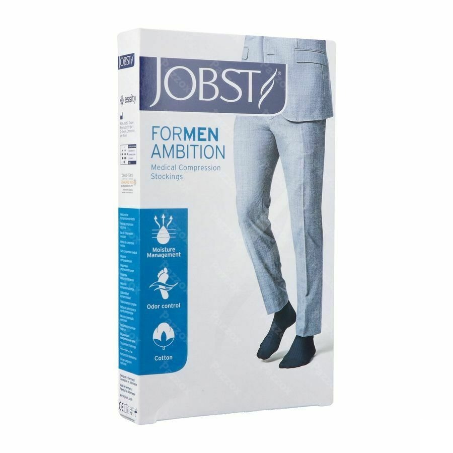 Jobst For Men Ambition Kl2 Ad Long Black Ii 1p