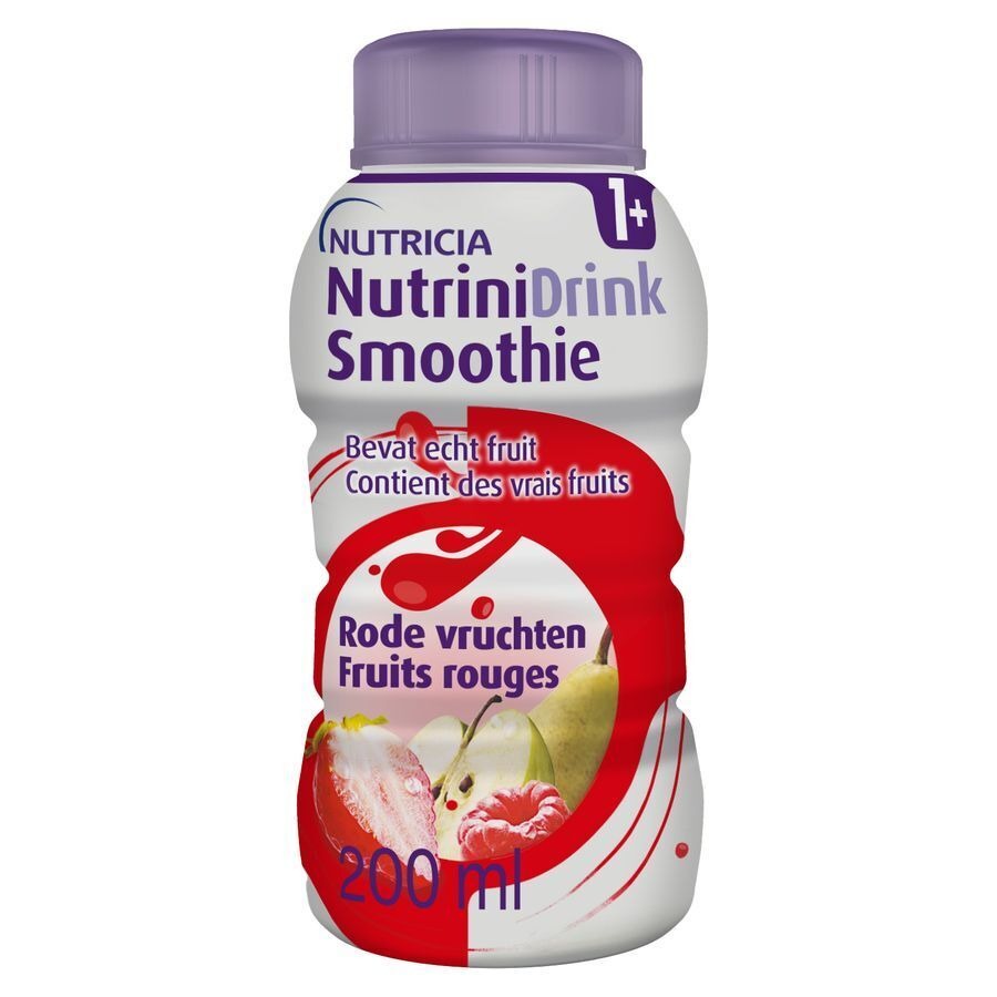 Nutrinidrink Smoothie Fruit Rouges Bouteille 200ml