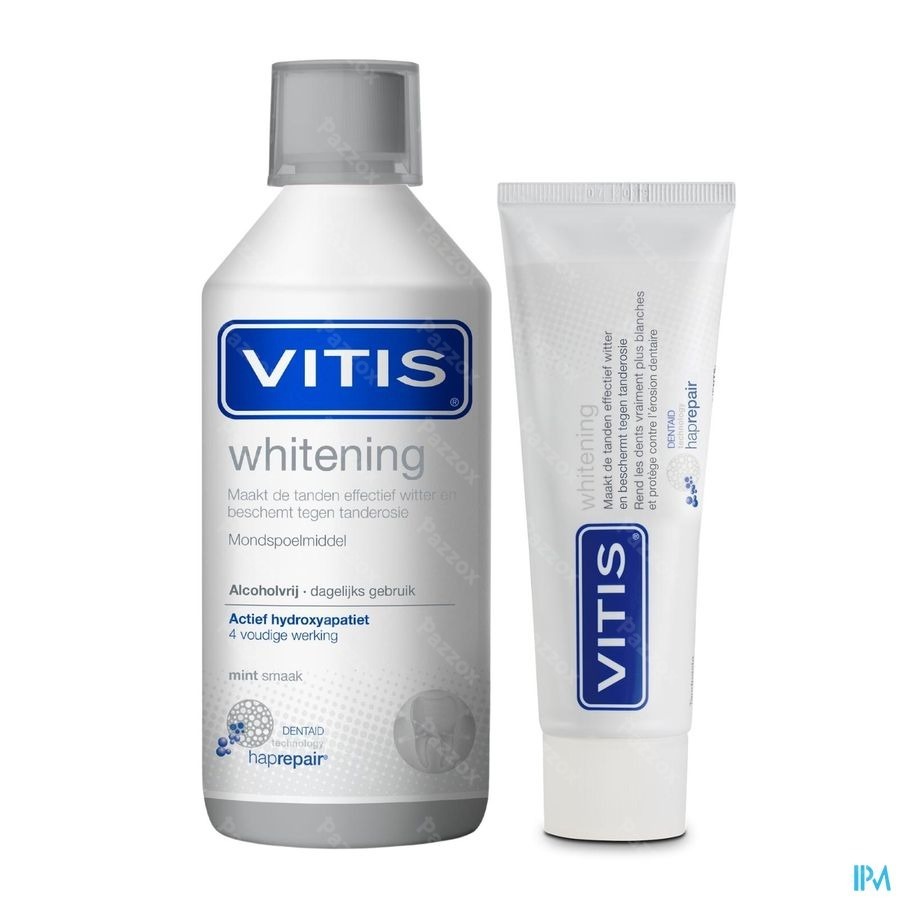 Vitis Whitening Mondspoelmiddel 500ml