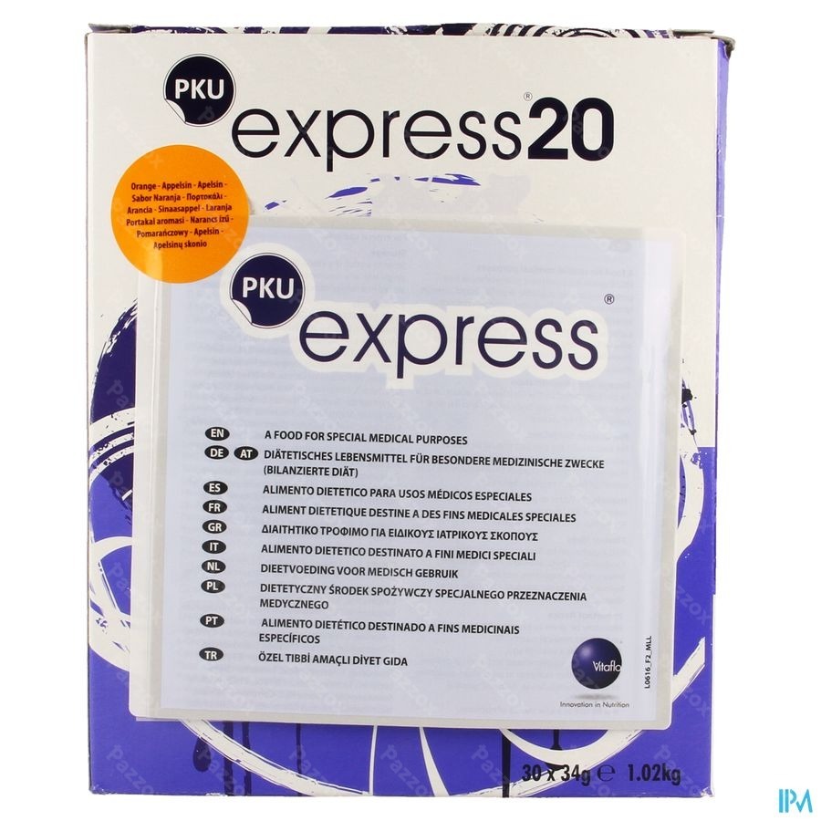 Pku Express 20 Niet Gearomatiseerd 30x34g