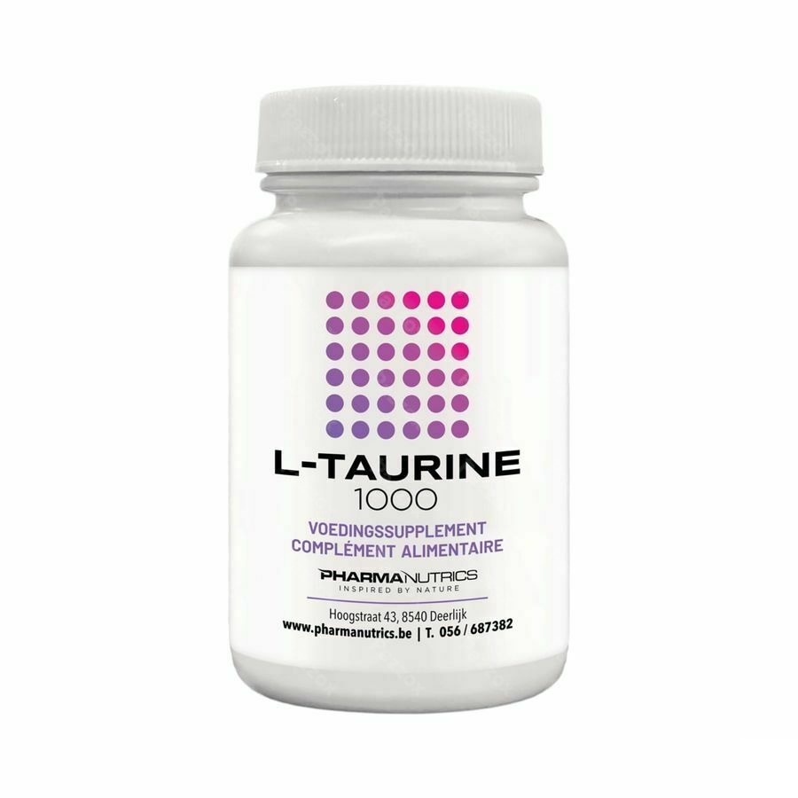 Pharmanutrics L-Taurine 1000 60 Comprimés