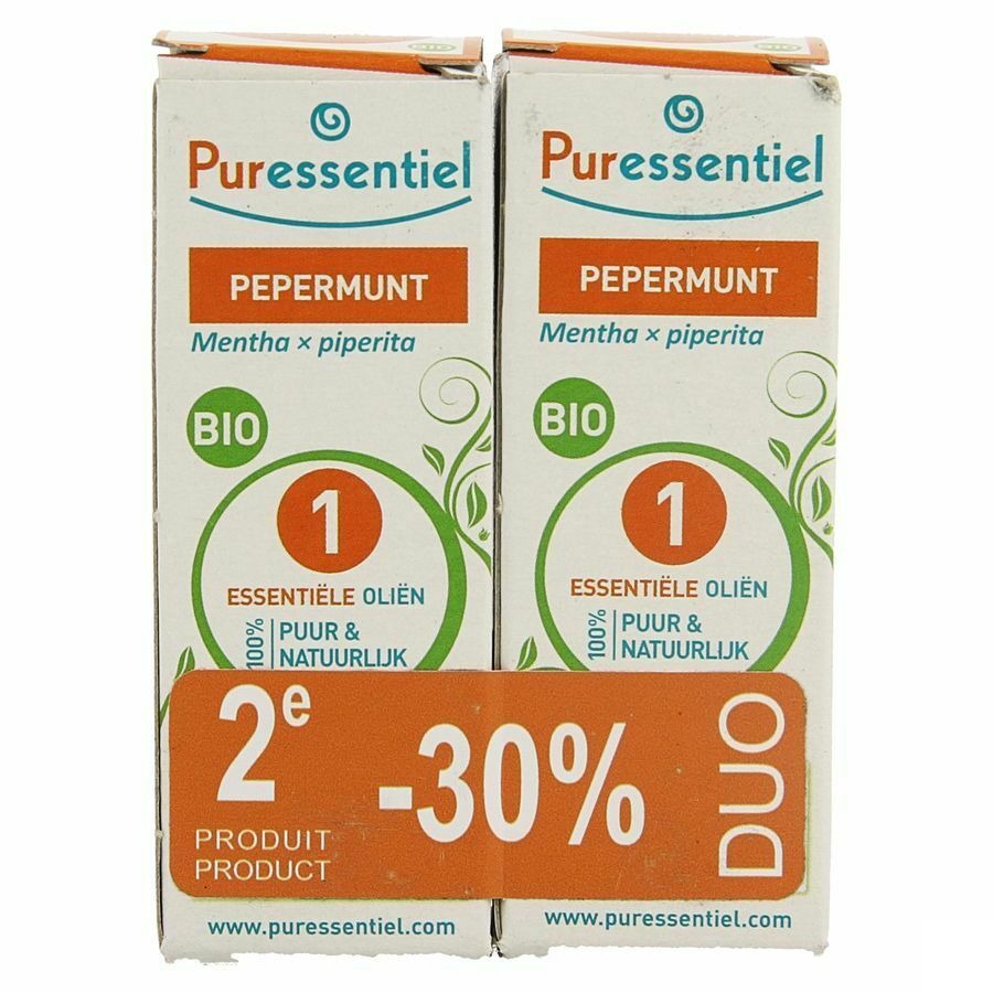 Puressentiel Eo Pepermunt Bio 2x10ml