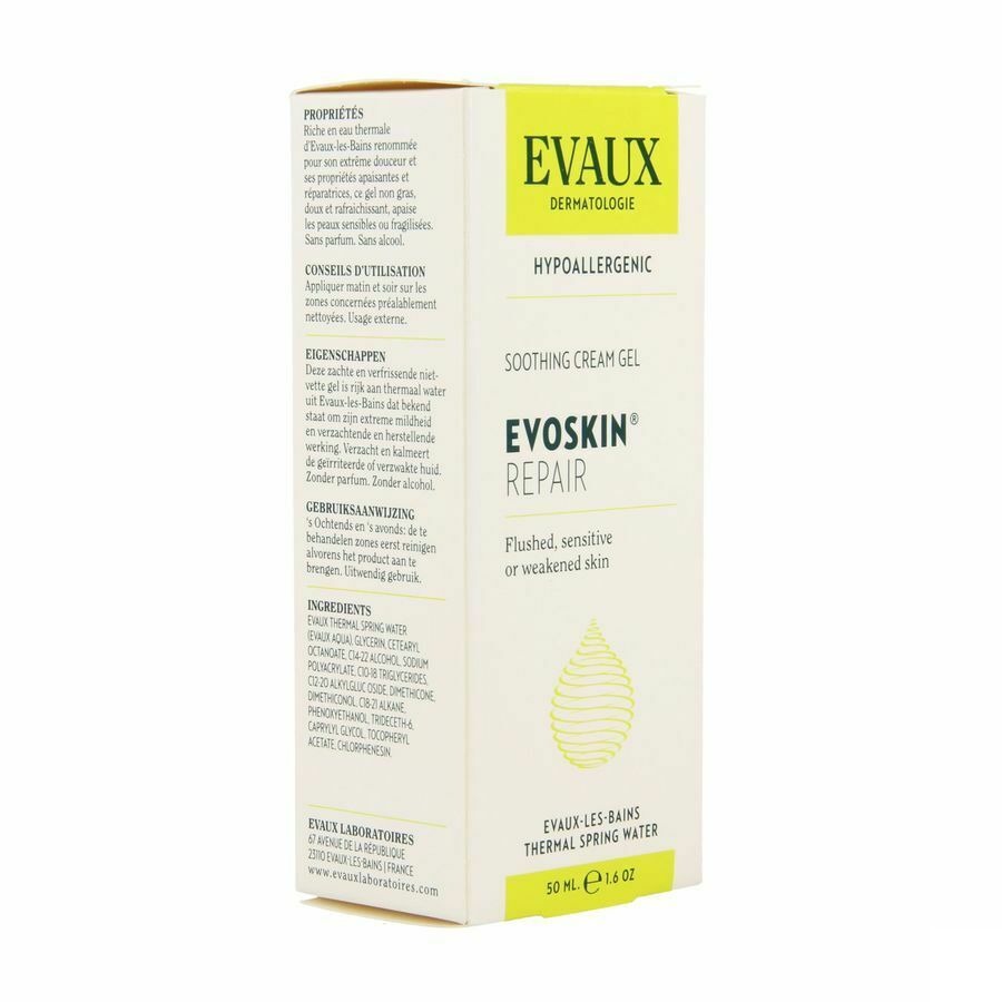 Evoskin Repair Gel Creme Verzacht. Tube 50ml