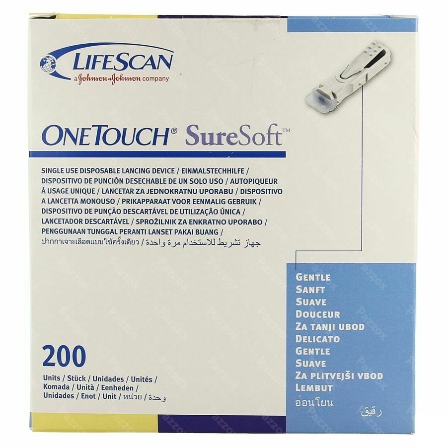 OneTouch SureSoft Gentle Sticks (200)