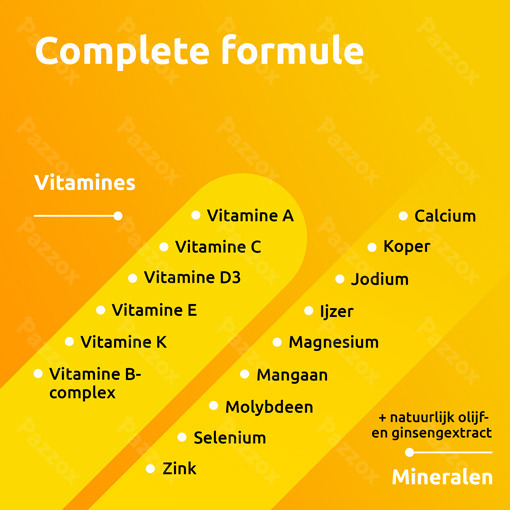 Supradyn Vital 50+ Multivitamine Vitaliteit Met Ginseng 30 Tabletten