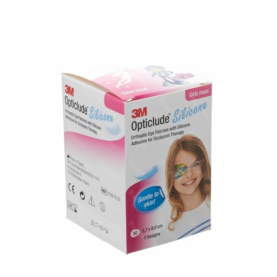 Opticlude 3m Silicone Eye Patch Girl Maxi 50