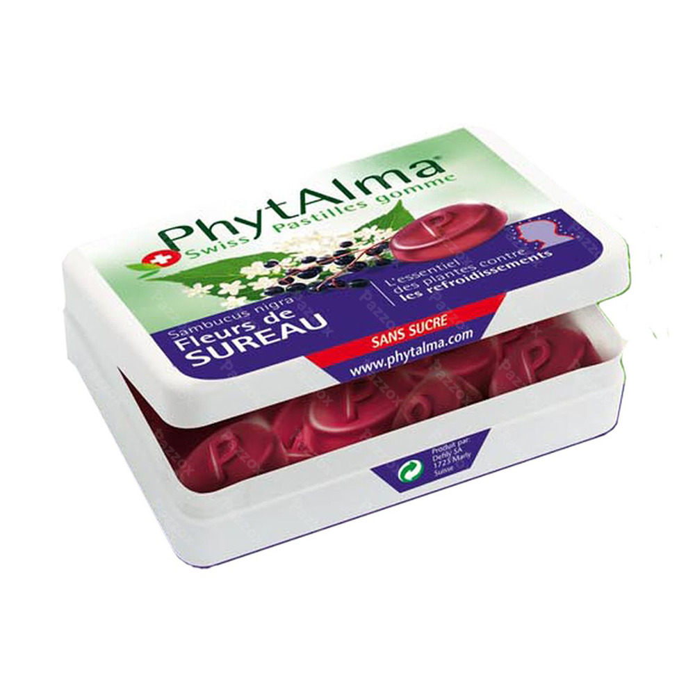 Phytalma Pastilles Gum Sureau + Stevia 50g