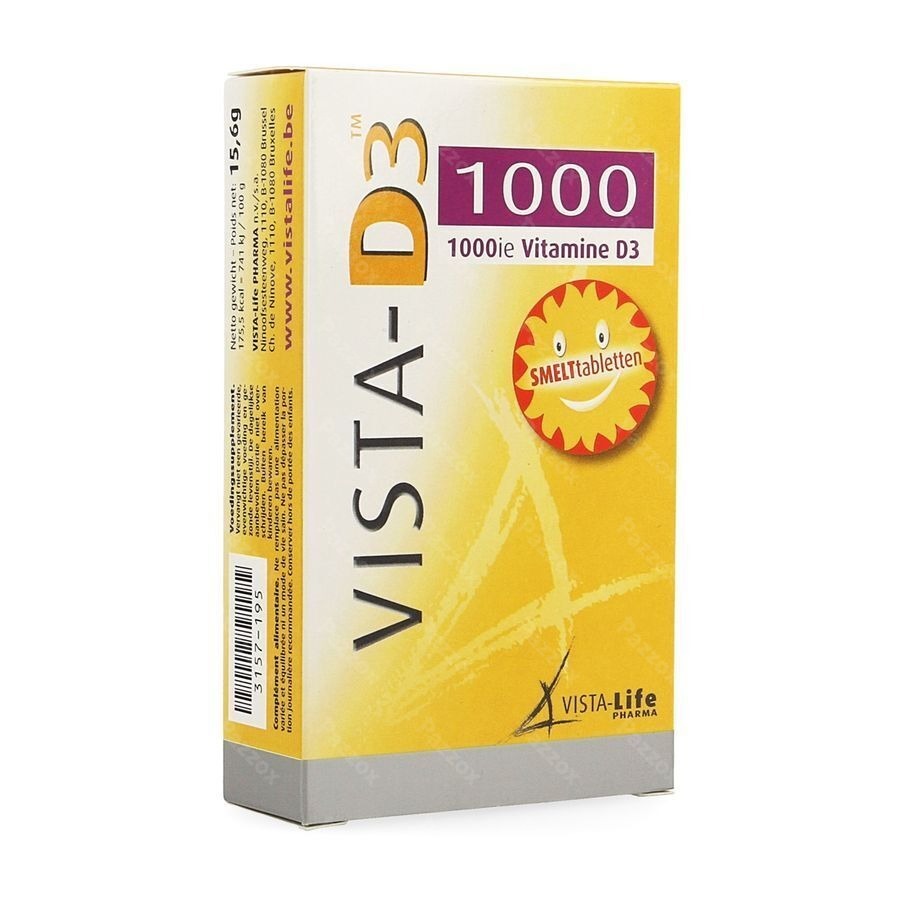 Vista-D3 1000 IE 120 Smelttabletten