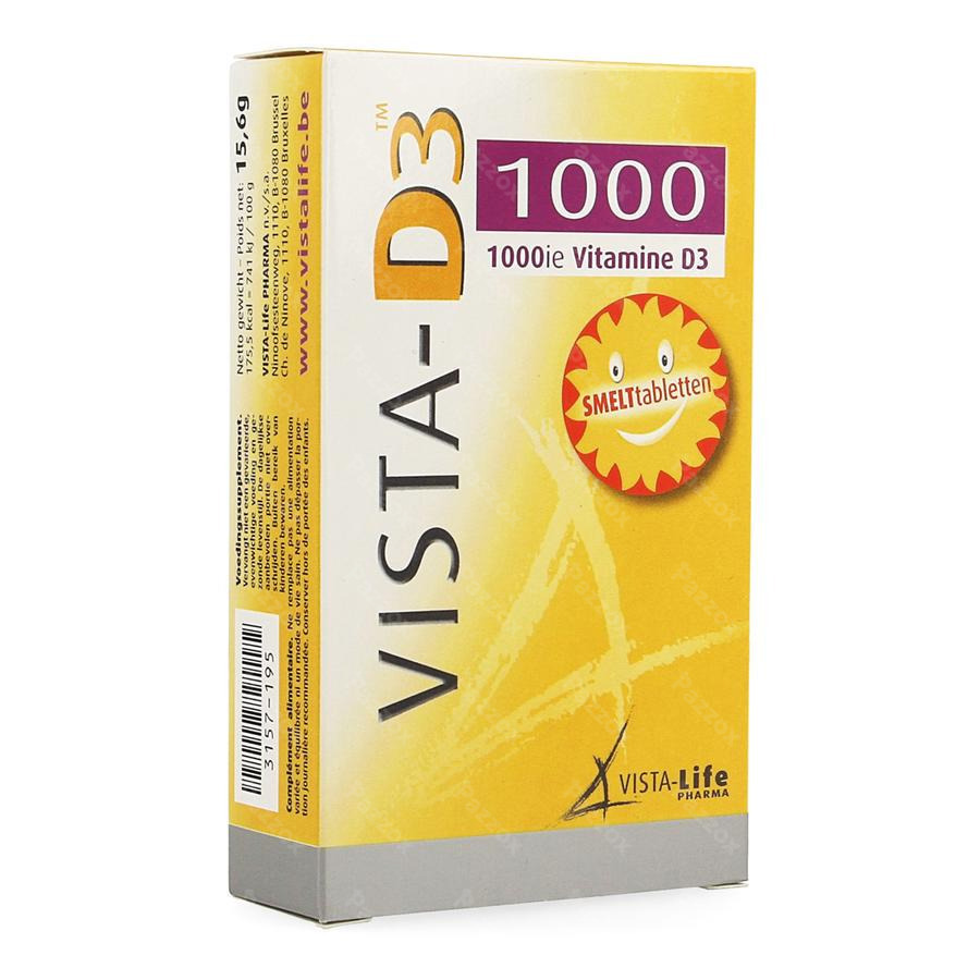 Vista-D3 1000 IE 120 Smelttabletten