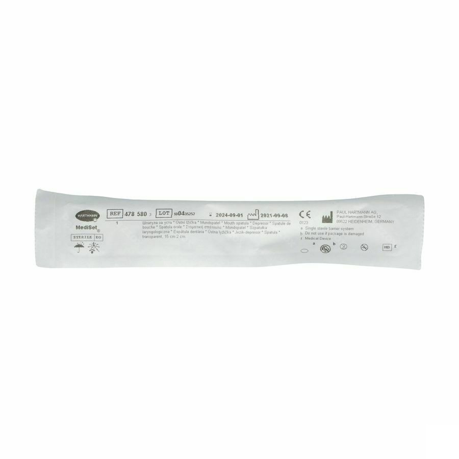 Abaisse-langue 15 Cm 1 P/s