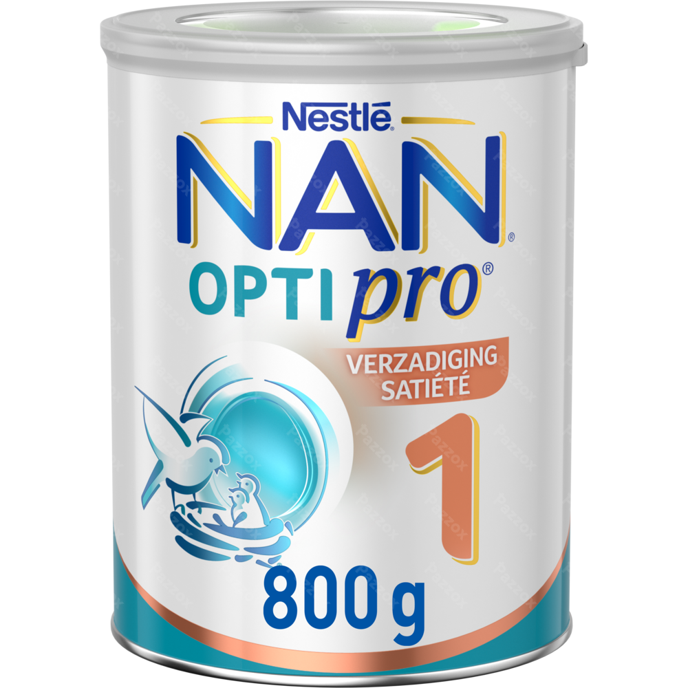 Nan Verzadiging 1 Zuigelingenmelk Baby 0-6 Maanden 800g