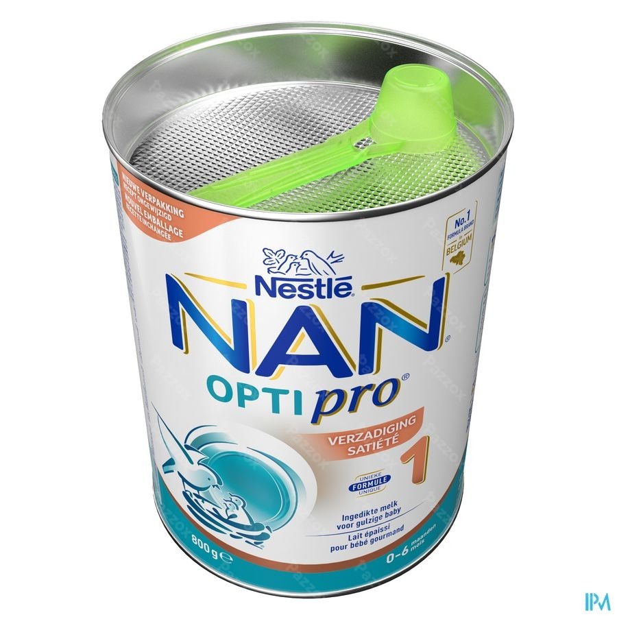 Nan Verzadiging 1 Zuigelingenmelk Baby 0-6 Maanden 800g