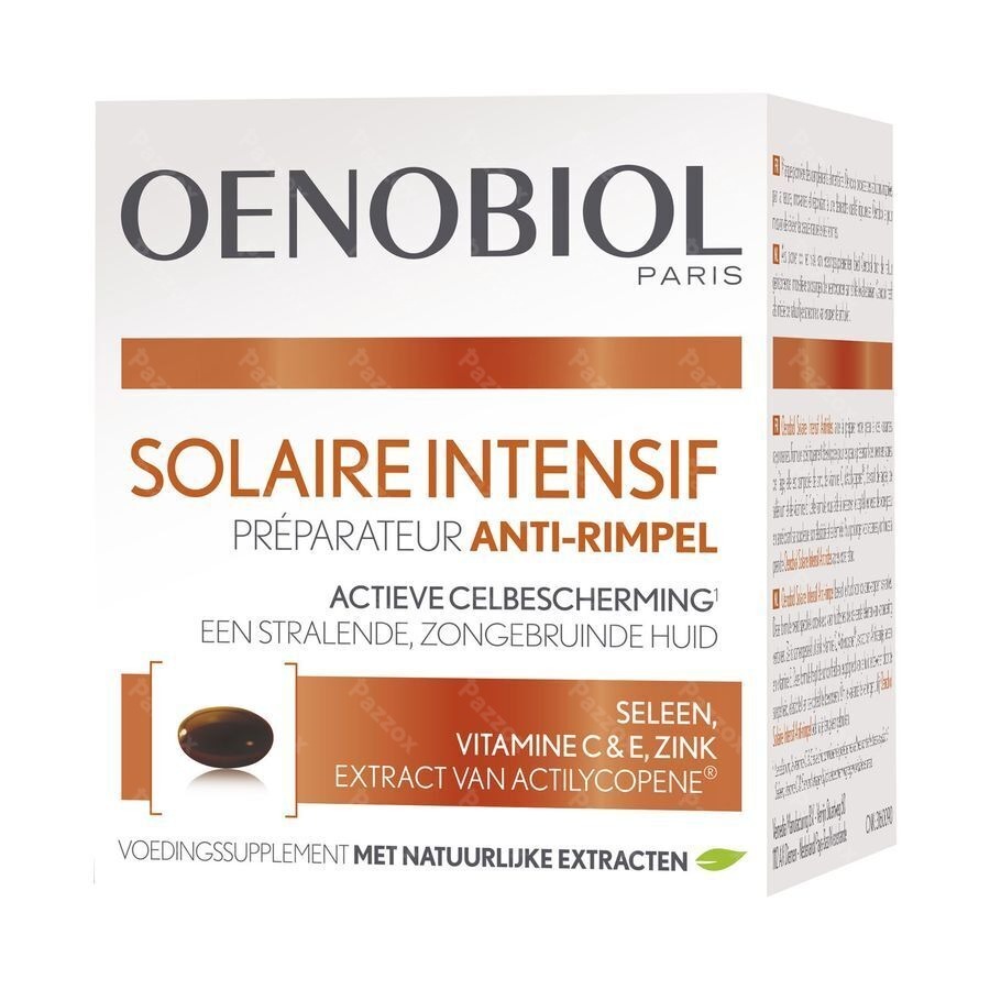 Oenobiol Solaire Intensif Anti Rimpel 30 Capsules