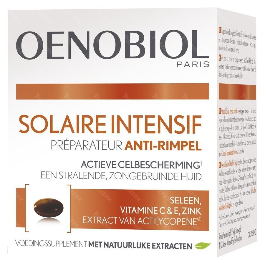 Oenobiol Solaire Intensif Anti Rimpel 30 Capsules