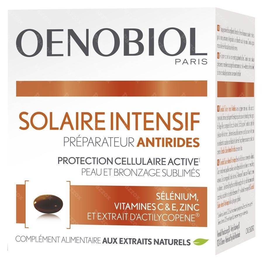 Oenobiol Solaire Intensif Anti Rides 30 Capsules