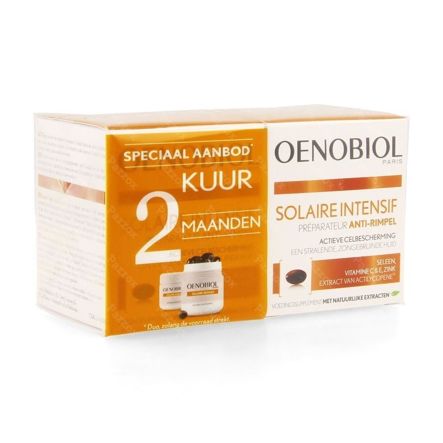 Oenobiol Solaire Intensif Kuur Anti-rimpel 2x30 Caps