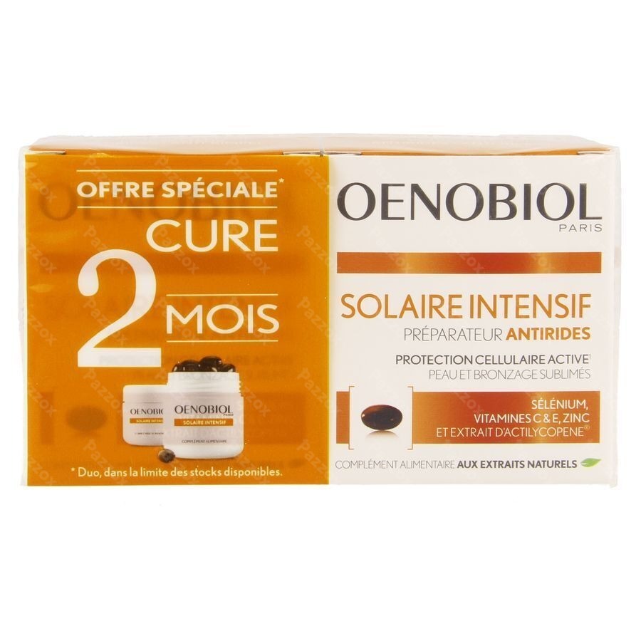 Oenobiol Solaire Intensif Anti-rides Cure 2x30 Caps
