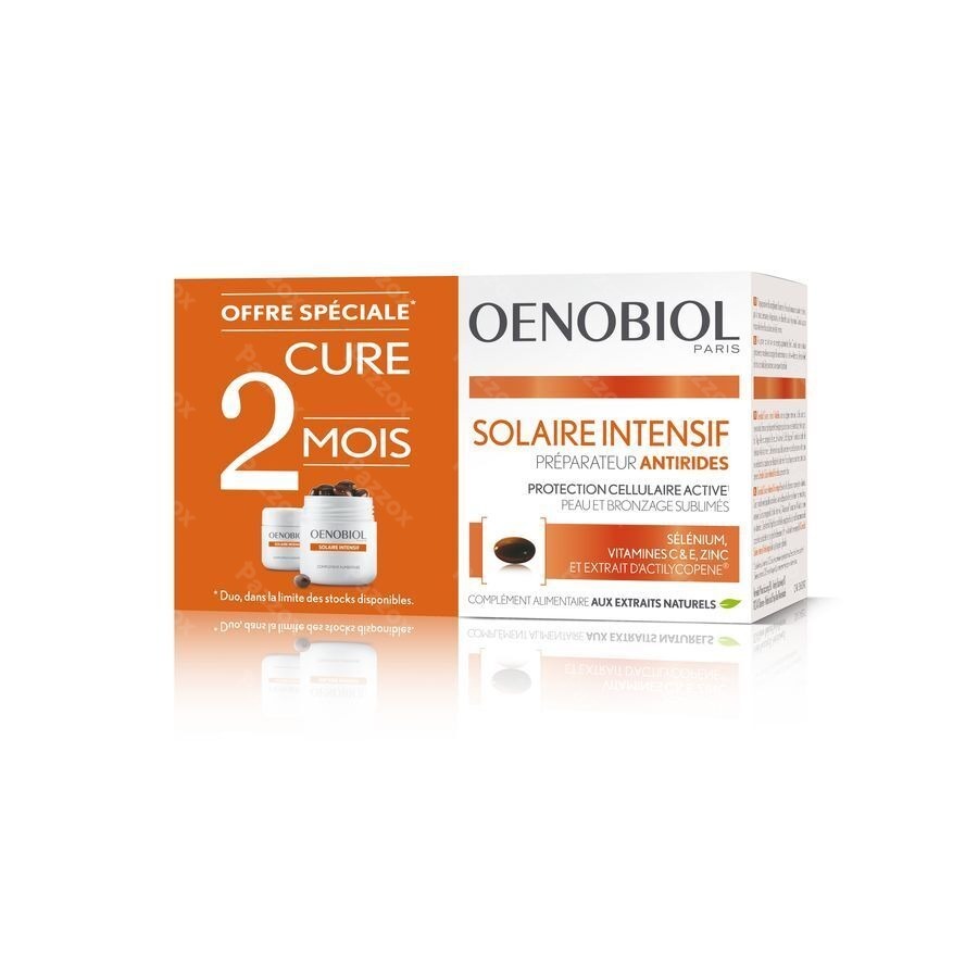 Oenobiol Solaire Intensif Anti-rides Cure 2x30 Caps