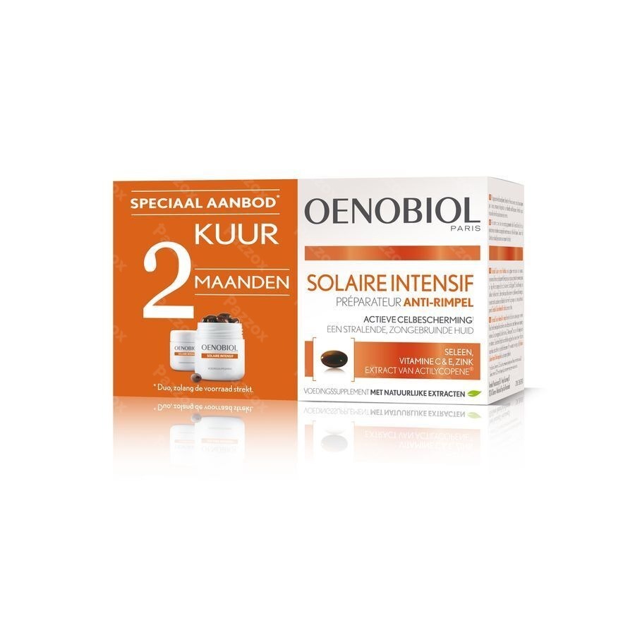 Oenobiol Solaire Intensif Kuur Anti-rimpel 2x30 Caps