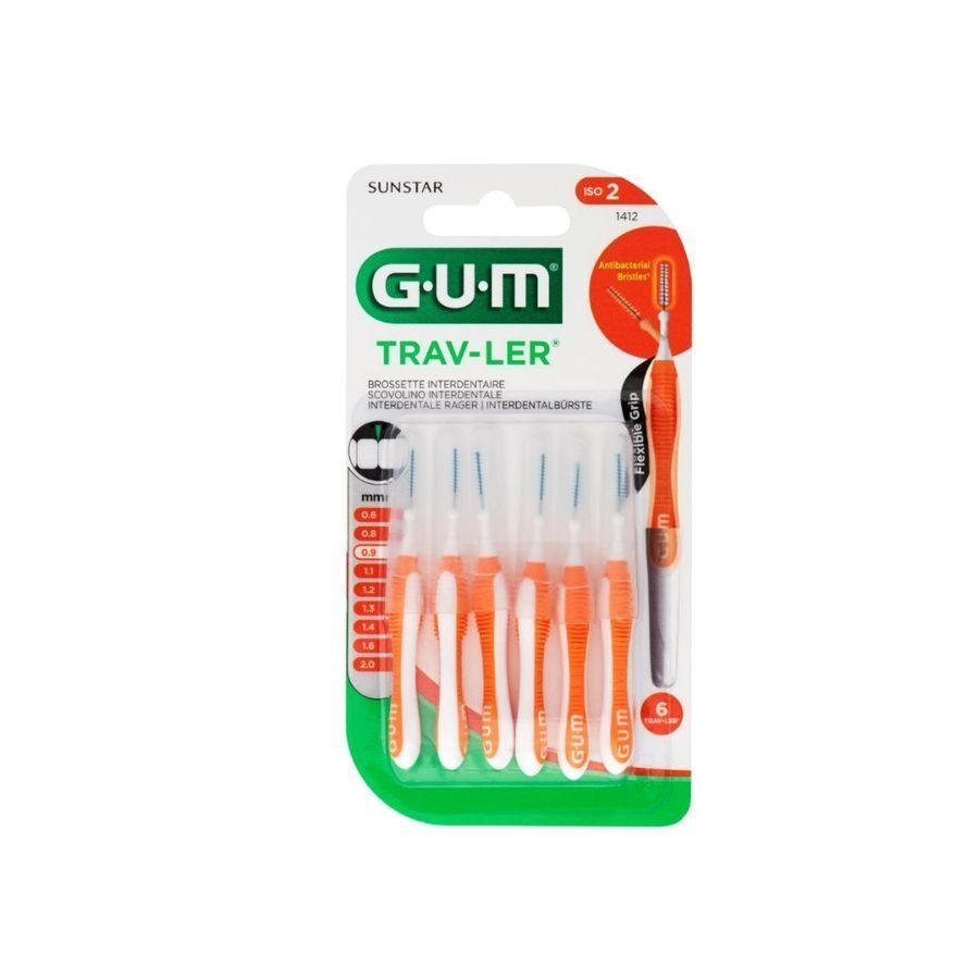 Gum Trav-Ler Brosse Interdentale 0,9mm 6 Pièces